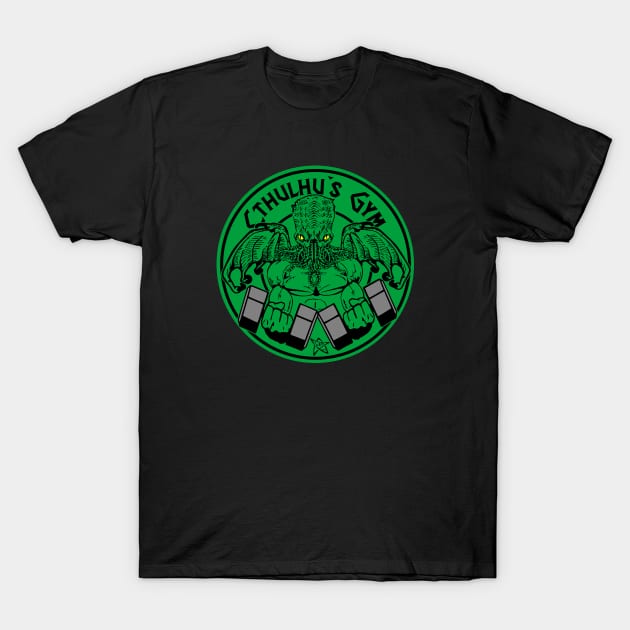 Cthulhu's Gym T-Shirt by carloj1956